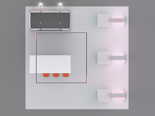 GK-5152 Trade Show Island Exhibit -- Plan View