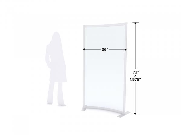 MOD-8010 Safety Divider Dimensions