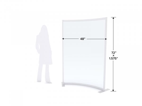 MOD-8012 Safety Divider Dimensions