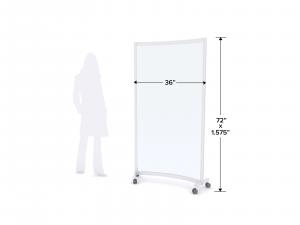 MOD-8011 Safety Divider Dimensions