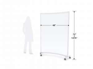 MOD-8013 Safety Divider Dimensions