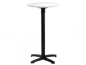 Sonoma 24" Round Outdoor Bar Table w/ Standard Black Base
 -- Trade Show Furniture Rental