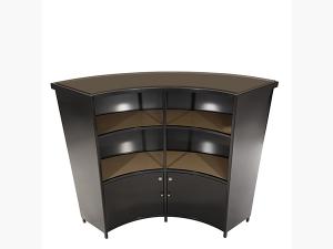 CEBR-002 Midtown Bar with Lights -- Trade Show Rental Furniture