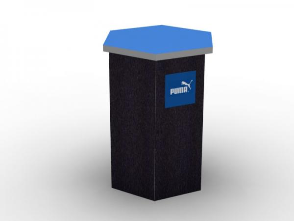  DI-650 Trade Show Pedestal -- Fabric Folding Panel Design -- Image 3 