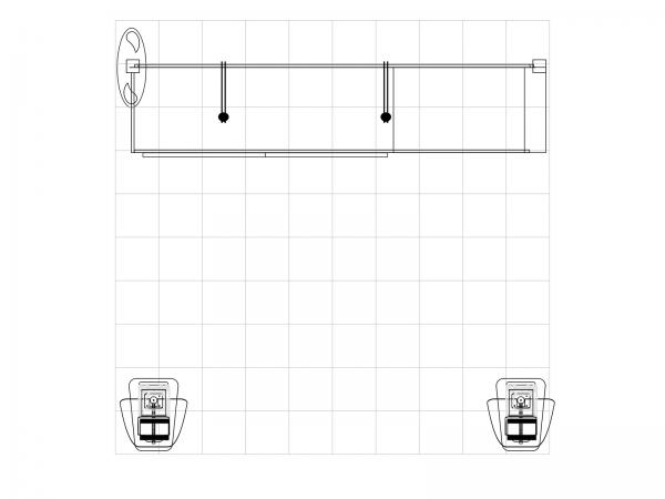 ECO-1114 Sustainable Tradeshow Display -- Plan View