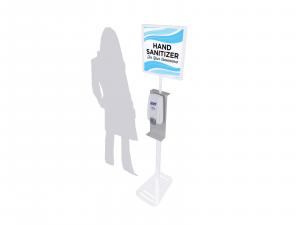 RENW-907 Hand Sanitizer Stand w/ Graphic