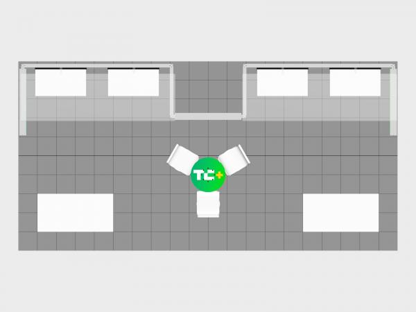 RE-2128 Rental Trade Show Exhibit -- Plan View